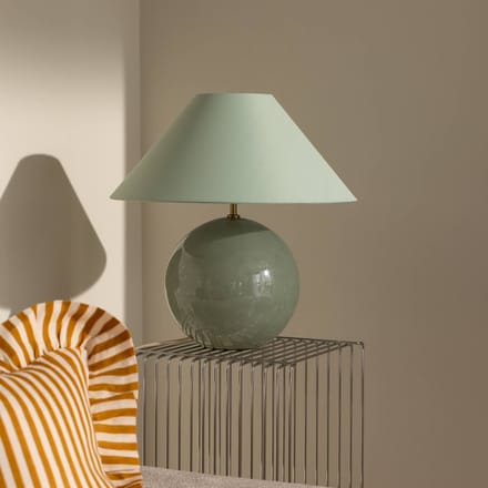 Globen Lighting tafellamp IRIS, groen, hoogte 45 cm