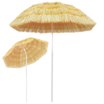 vidaXL - Strandparasol - Hawaï - stijl - 180 - cm - naturel