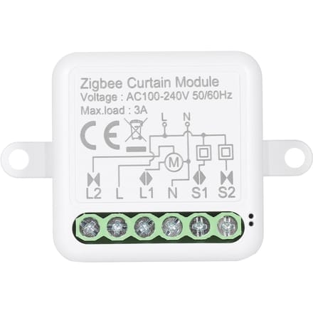 Zigbee 3.0 Mini relais intelligent commutateur WiFi 1 voie bricolage Module de commutateur de lumière intelligent application Smart Life 1CH Smart Module blanc