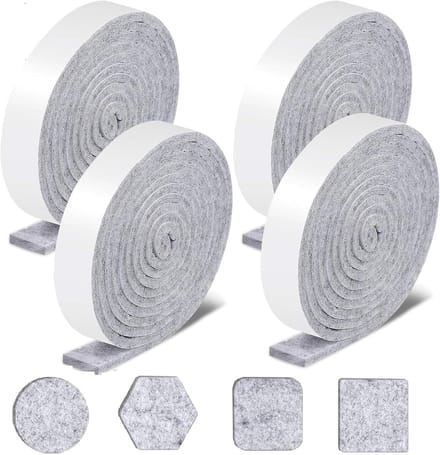 Viltglijders voor Meubels - Universele Vloerbeschermpads 100 m x 2 cm