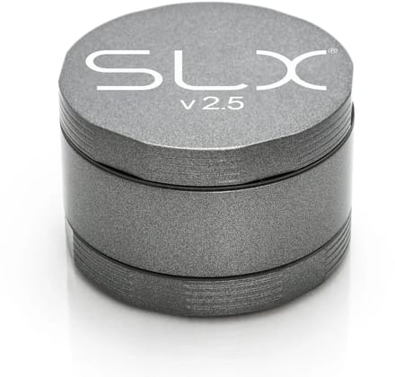 SLX Grinder Aluminium Non Sticky 62 mm, Silver
