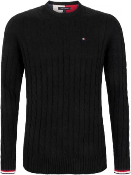 Tommy Hilfiger | Heren | Cable knit Jumper | Black | M