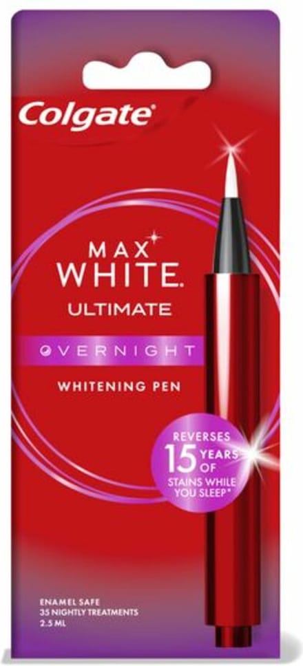 Colgate Max White Overnight Whitening Serum - 3 x 2,5 ml - Voordeelverpakking