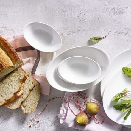 GGM Gastro (12 Stück) WHITE DELIGHT - Schüssel - 25 x Ø 160mm - 70 cl - Weiß Wit