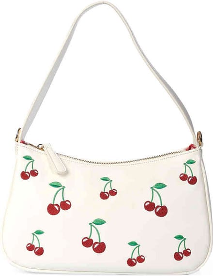 Banned - Wild Cherry Schoudertas - Wit