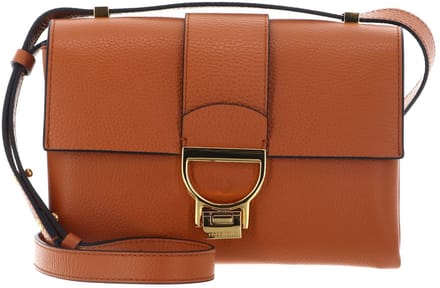 COCCINELLE Leren schoudertas Arlettis Handbag Crab Lichtbruin
