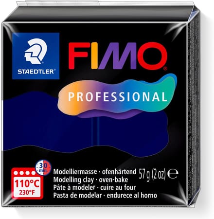 FIMO professional - ovenhardende boetseerklei - blok 57 gr - marineblauw