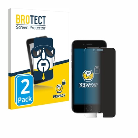 BROTECT - privacy screenprotector voor Apple iPhone 6S - Folie Beschermfolie Blauwlichtfilter 2 Stuks