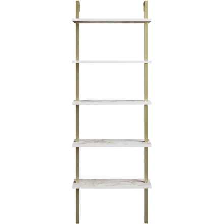 Asir | Boekenplank | Wit | 60 x 174 x 22 cm
