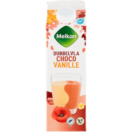Dubbelvla vanille-chocolade
