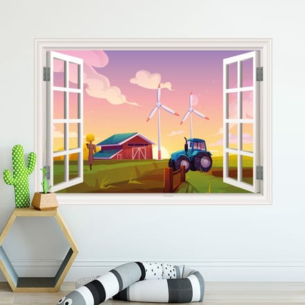 Muursticker boerderij | kinderkamer muurdecoratie & accessoires