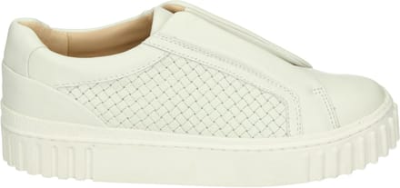 Clarks - MAYHILL BAY - Instappers - Kleur: Wit/beige - Maat: 40