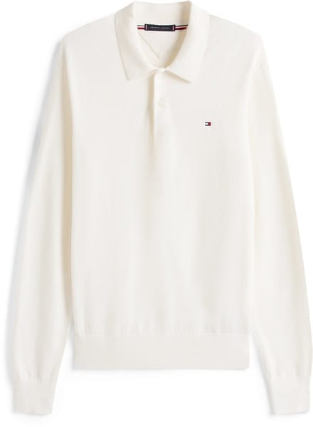 Tommy Hilfiger trui katoen normale fit effen beige
