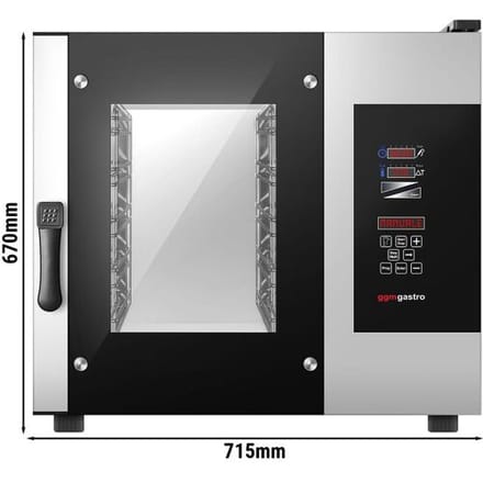 GGM Gastro Kombidämpfer - Digital - 5x GN 1/1 - inkl. Waschsystem & Temperaturfühler