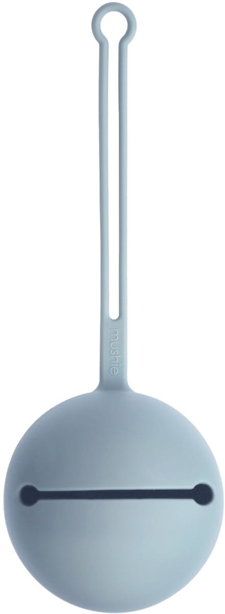 Mushie Fopspeendoosje - Siliconen - Powder Blue