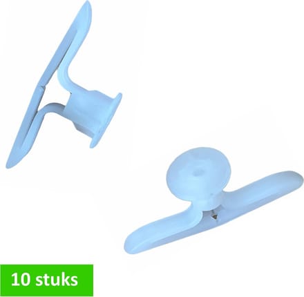 TQ4U hollewandplug - wit nylon - tot 12 mm plaat - 10 STUKS