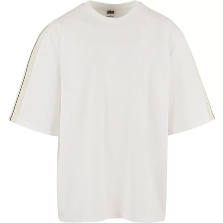 Urban Classics - Tennis Core Heren T-shirt - S - Gebroken wit