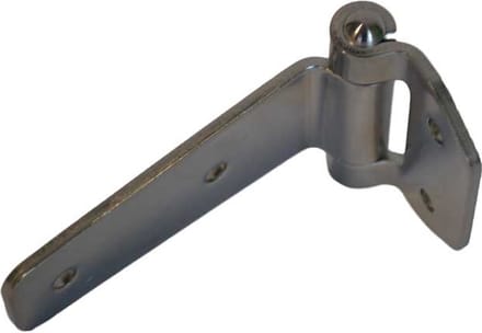 RVS scharnier zijwaarts 140x65/40 mm