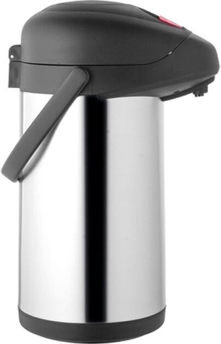 Thermoskan met Pomp RVS - 4 Liter - EMGA Pompkan