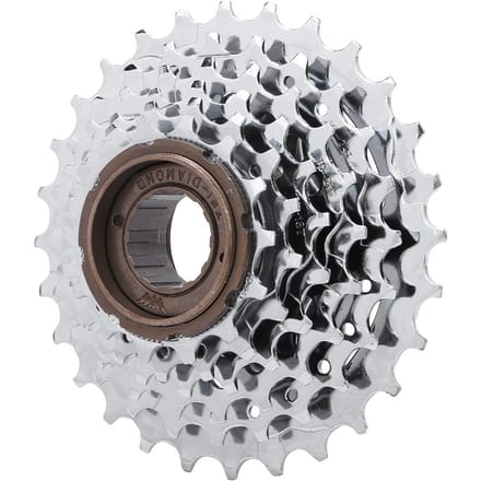 Roue Libre Arrière de Vélo Chromée Accessoire de Remplacement pour VTT 6 vitesses gray