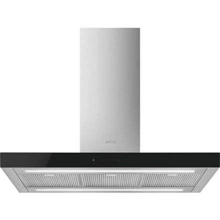 SMEG Eilandkap Afzuigkap, Eilandkap, Universeel, Roestvrij staal, 90 cm, A