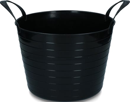 Vplast Emmer V-Trug Flexi 40 liter Zwart