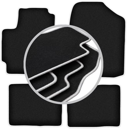 CARLUX-SILVER automatten voor: Daihatsu Sirion III M300 hatchback (2004-2010)