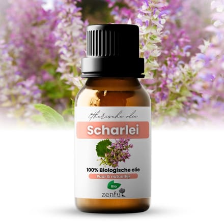 Scharlei olie - Clary sage - Etherische olie - Biologisch - Puur - Natuurlijk - 10 ml
