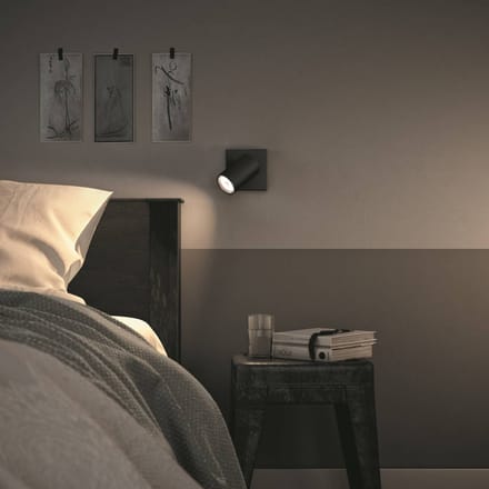 Philips Opbouwspot Kosipo - Zwart - 13,4cm - Gu10