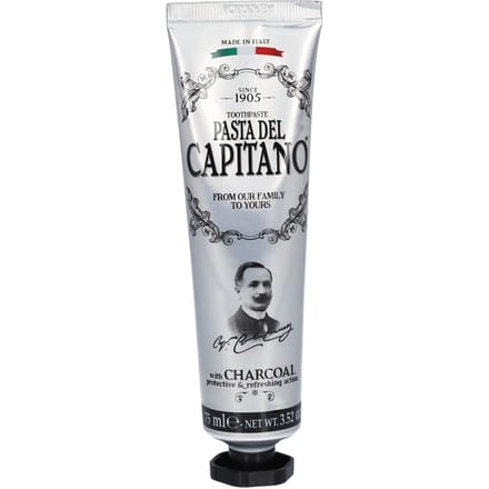 Pasta del Capitano Charcoal Tandpasta - 75 ml