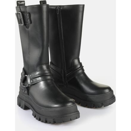 Buffalo Bikerlaars - ASPHA BIKER BOOT HI - EU37 - voor Vrouwen - zwart