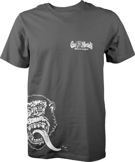 Gas Monkey Garage T-shirt Large, Side M,on-key, donkergrijs