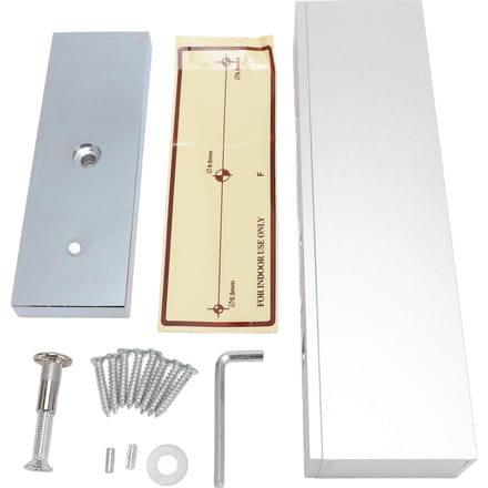 Serrure Électromagnétique 500KG 1200LBS Force de Maintien Serrure Électroaimant 12V Fail Safe Mode NC Simple gray