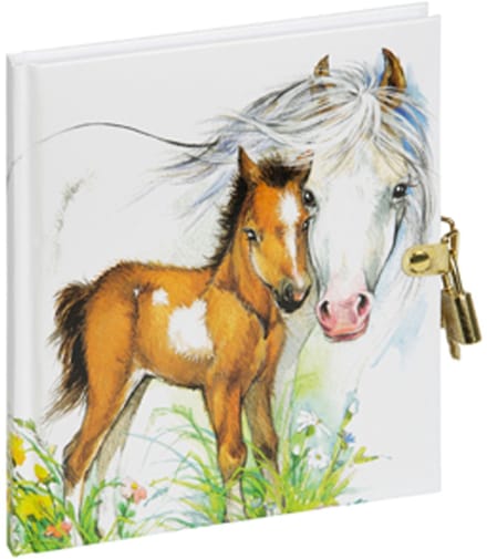 Dagboek 'Lief Veulen', 128 pagina's, met slot