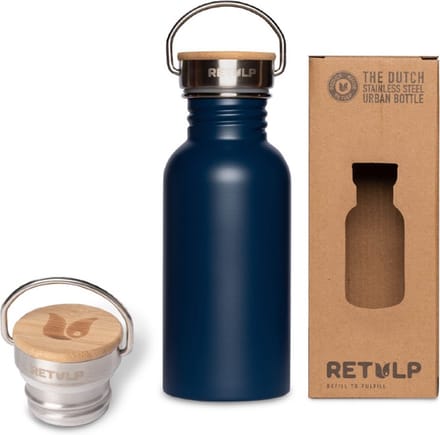 Retulp Urban - Waterfles - Drinkfles - 500 ml - Deep Ocean Blue - RVS