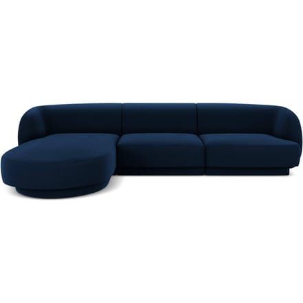 3.5-zitshoekbank Miley links velvet | Micadoni Limited Edition