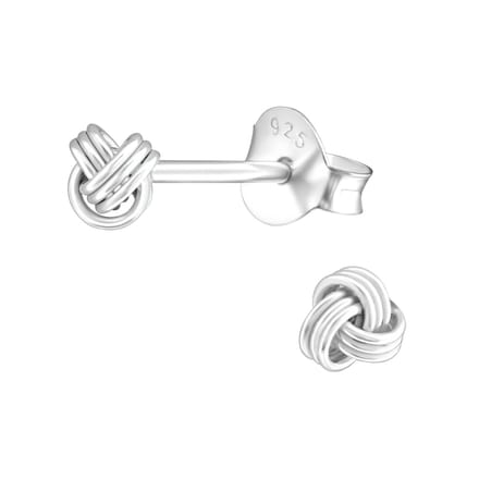 Amanto Oorbellen Freekje - 925 Zilver E-Coating - Knopje - ∅3,5mm