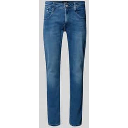 slim fit jeans met steekzakken model 'ANBASS'