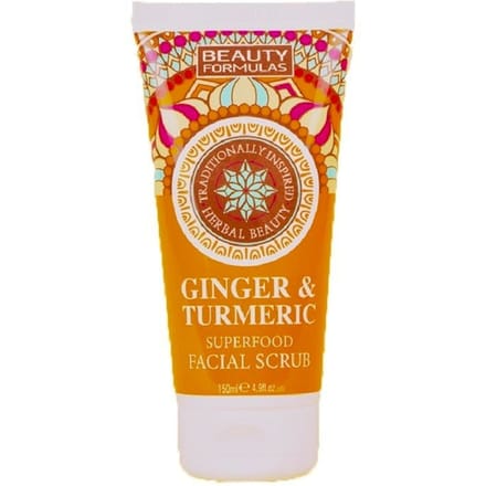 Beauty Formulas Ginger &amp; Turmeric Facial Scrub 150 ml