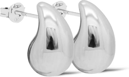 Karma Oorbellen Chunky Drop | Zilver