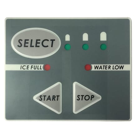 Polar Sticker Bedieningspaneel