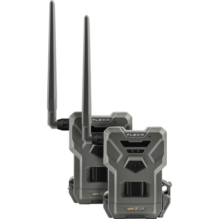 Spypoint FLEX-M Twin Pack Wildcamera 28 Mpix Geluidsopnames, 4G beeldoverdracht, GSM-module Grijs-groen (mat)