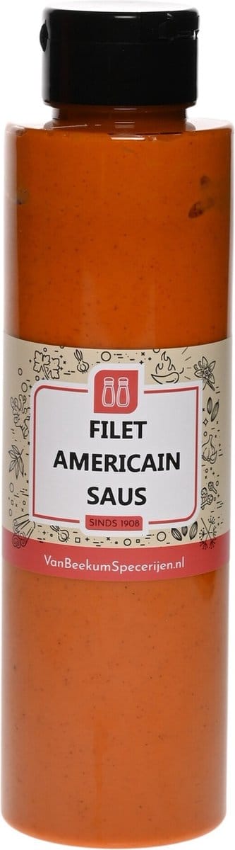 Van Beekum Specerijen - Filet Americain Saus - Knijpfles 500 ml
