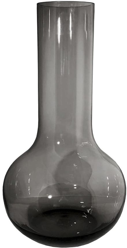 Vaas Seim Big | Large | Grijs - Grey | Mondgeblazen Glas | Design vaas | Ø28 x H50 cm