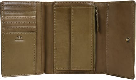 Maître Leren Portemonnee Venice Steinbach Doris Purse Olive Night Groene