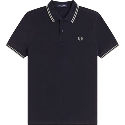 Fred Perry Twin tipped fred perry shirt - navy seagrass