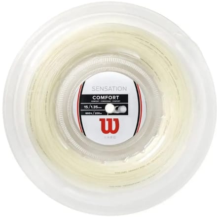 Wilson Sensation Rol Snaren 200m-Natuurlijke Kleuren