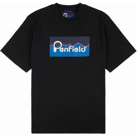 T-shirt met grote originele logo Penfield