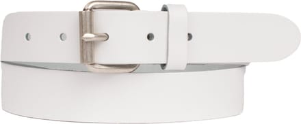 Petrol Industries Riem Heren - Broekriem - Verstelbaar - Leer - Wit - 125 cm