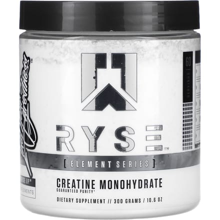 RYSE, Série Element, Monohydrate de créatine, 10,6 oz (300 grammes)